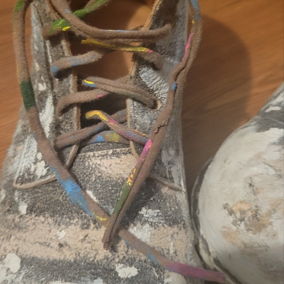 Original magnolia pearl "Trent painter boots"Sold out on site. Worn 3 times. - Picture 4 of 15